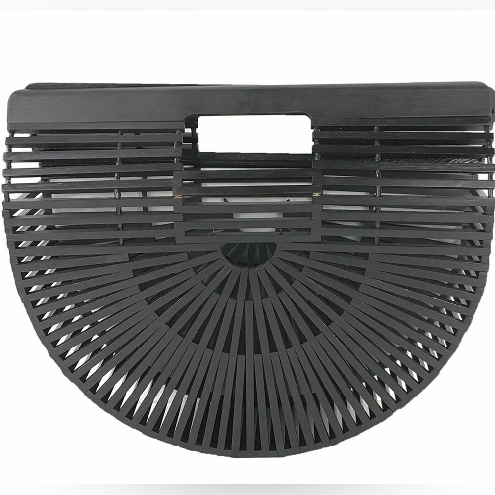 Black Bamboo Clutch